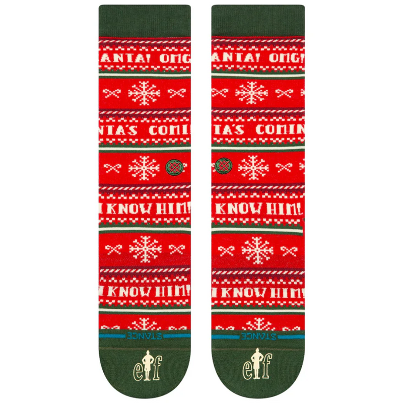 Stance I Know Him Elf Socks | Red