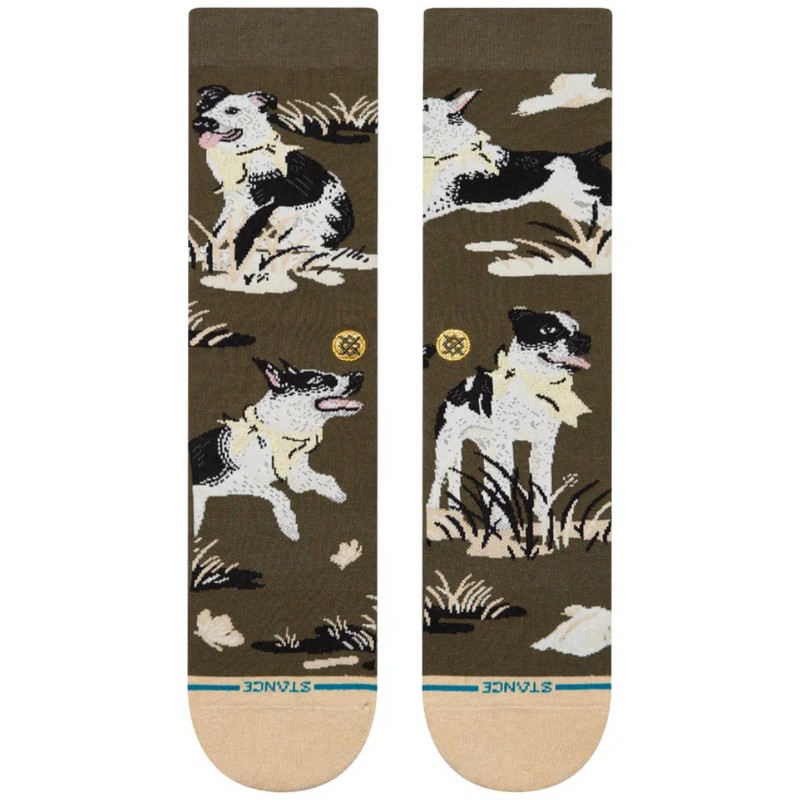 Stance Ishod Crew Socks | Dark Green