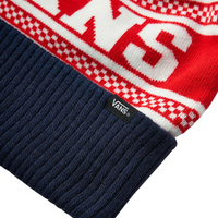 Vans Check Pom Beanie | Dress Blue