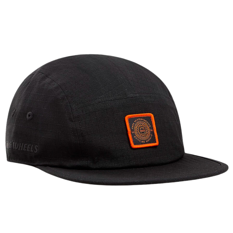Vans X Spitfire Wheels Camper Hat Cap | Black - The Vines Supply Co