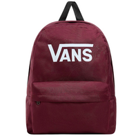 Vans Old Skool Print Backpack | Port Royale Red - The Vines Supply Co