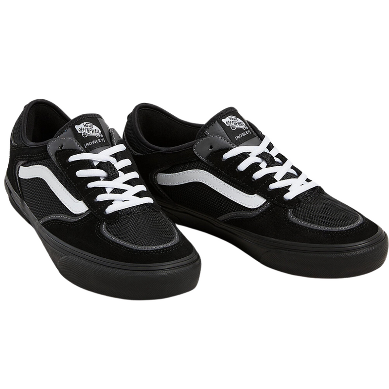 Vans Skate Rowley Suede Skate Shoe | Black & White