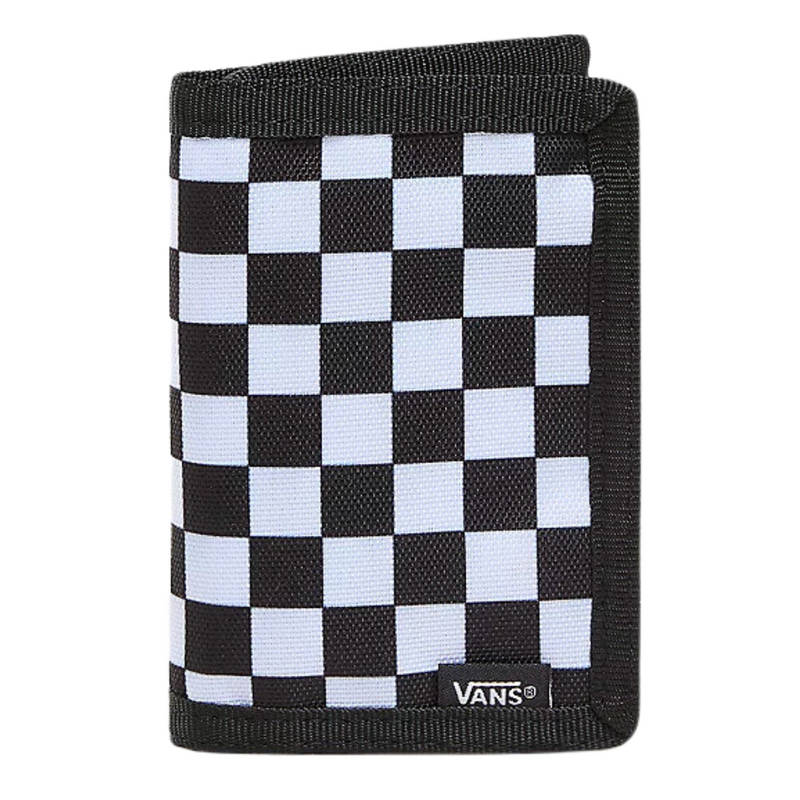 Vans Slipped Trifold Wallet | Black & White Checked - The Vines Supply Co