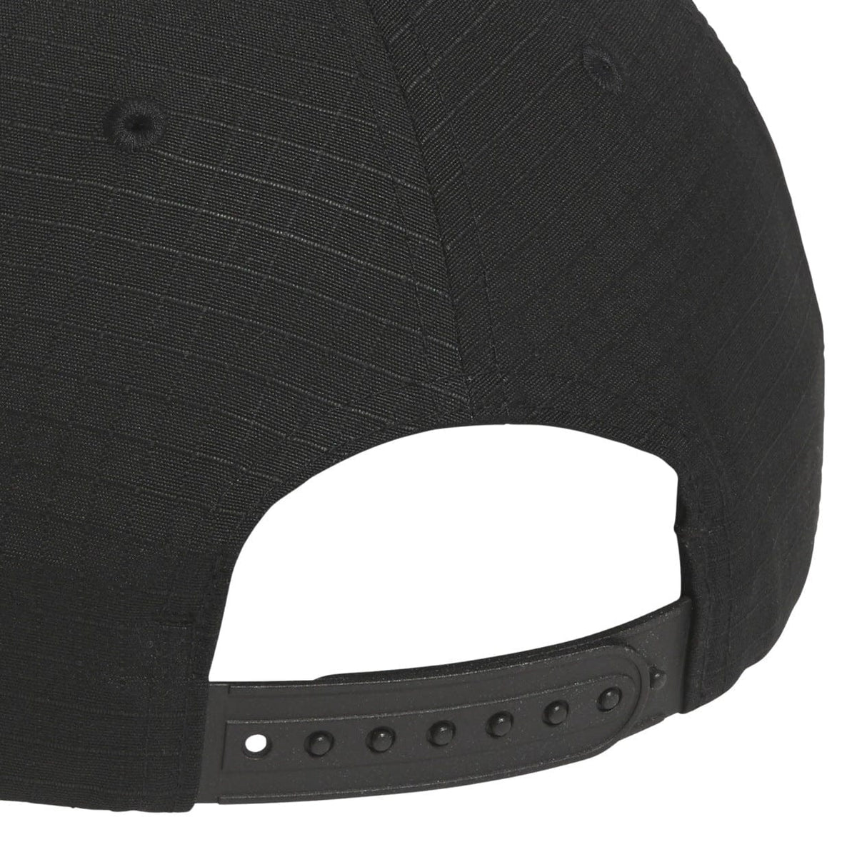 Black Adidas Skateboarding skate hat cap with adjustable strap and logo detail, designed for skateboarding and casual wear.