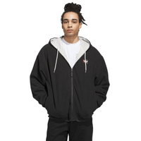 Adidas Skateboarding Shmoofoil Reversible Jacket | Black & Alumina White - The Vines Supply Co