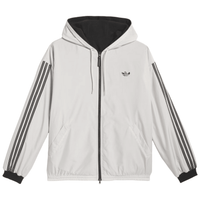 Adidas Skateboarding Shmoofoil Reversible Jacket | Black & Alumina White - The Vines Supply Co