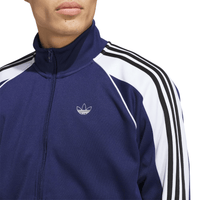 Adidas Skateboarding Tyshawn Track Jacket | Dark Blue, White & Black - The Vines Supply Co
