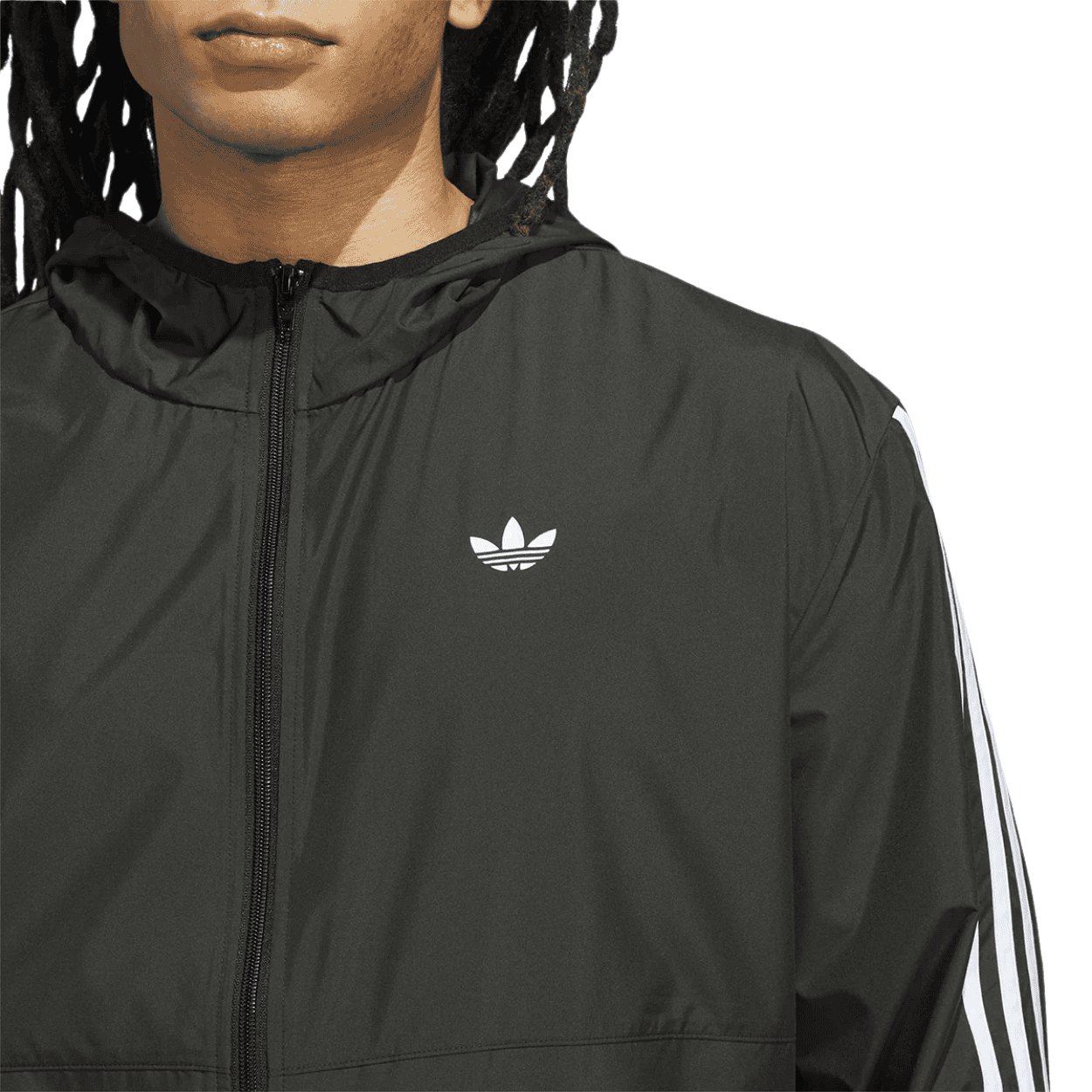 Adidas Skateboarding Windbreaker Jacket | Black - The Vines Supply Co