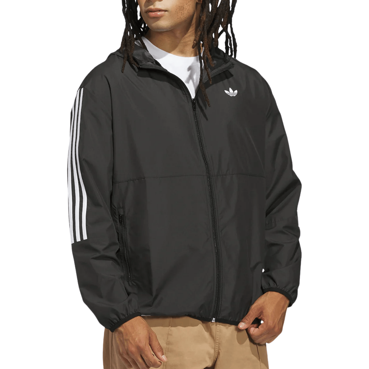 Adidas Skateboarding Windbreaker Jacket | Black - The Vines Supply Co