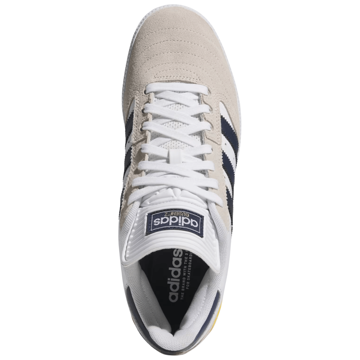 Adidas Skateboarding Busenitz Pro Skate Shoes | Bliss White & Navy - The Vines Supply Co