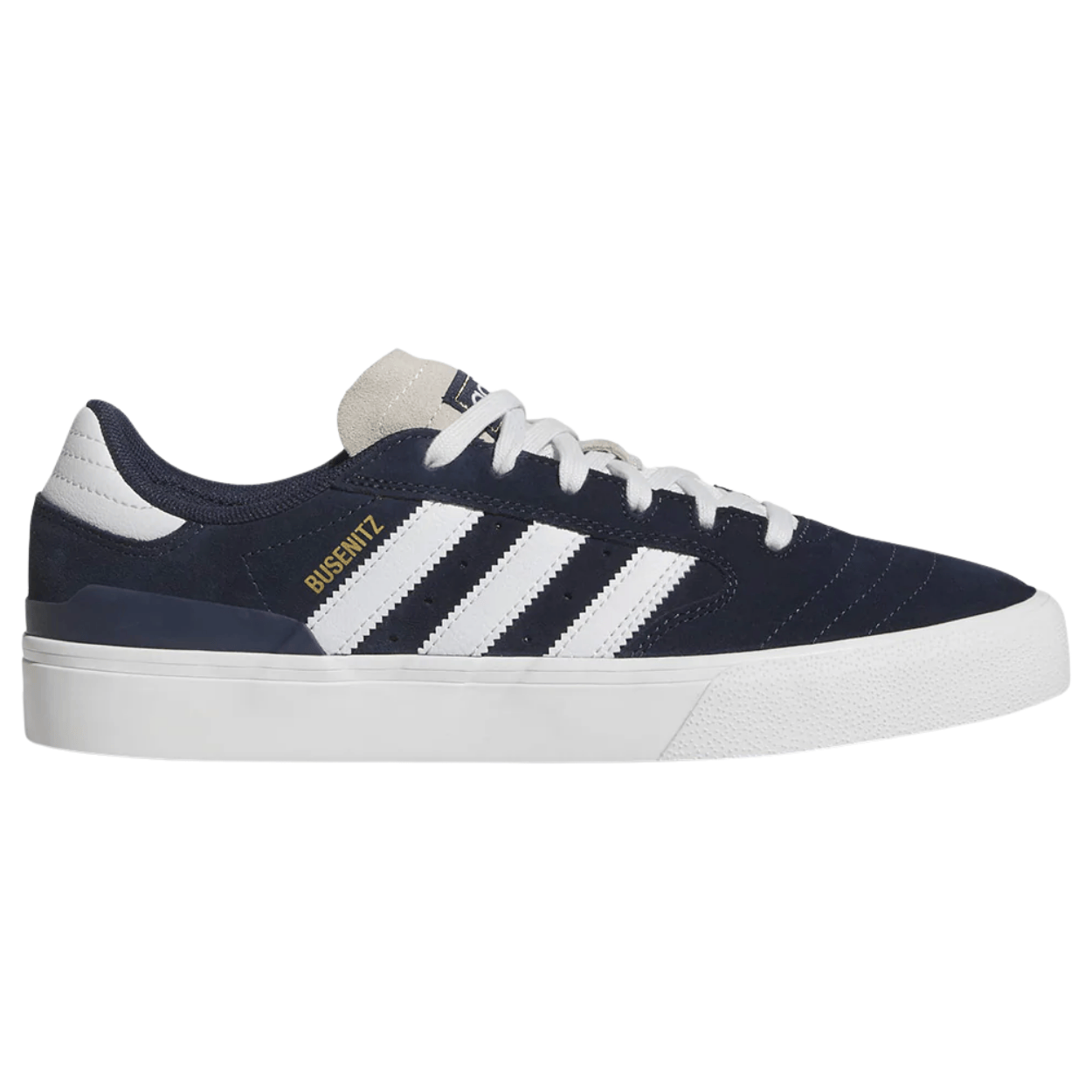 Adidas Skateboarding Busenitz Vulc II Skate Shoes | Navy Blue & White - The Vines Supply Co