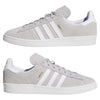 Adidas Skateboarding Campus ADV Skate Shoes | Grey, Cloud White & Gold Metallic - The Vines Supply Co