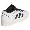 Adidas Tyshawn Leather Skate Shoes | Cloud White & Core Black - The Vines Supply Co