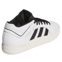 Adidas Tyshawn Leather Skate Shoes | Cloud White & Core Black - The Vines Supply Co