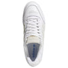 Adidas Tyshawn Low Leather Skate Shoes | Cloud White & Metallic - The Vines Supply Co