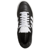 Adidas Tyshawn Low Leather Skate Shoes | Core Black & Chalk White - The Vines Supply Co