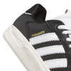 Adidas Tyshawn Low Leather Skate Shoes | Core Black & Chalk White - The Vines Supply Co