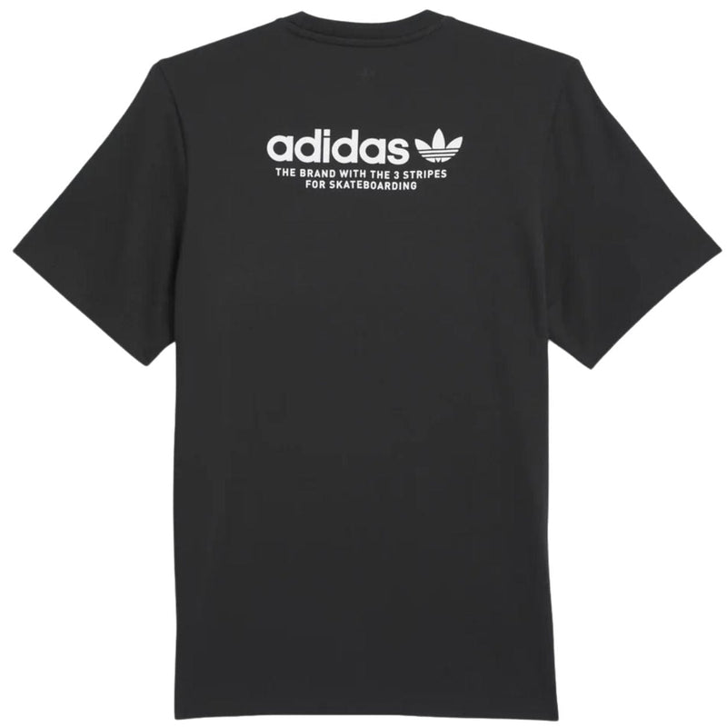 Adidas Skateboarding 4.0 Logo T-Shirt | Black - The Vines Supply Co