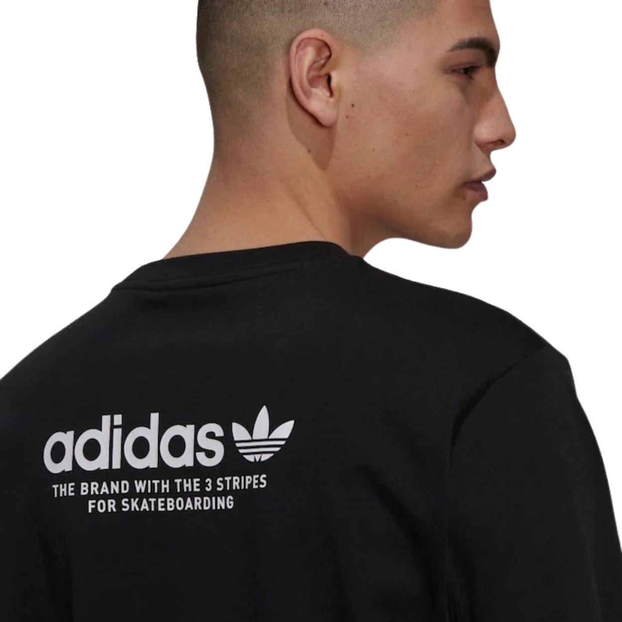 Adidas Skateboarding 4.0 Logo T-Shirt | Black - The Vines Supply Co
