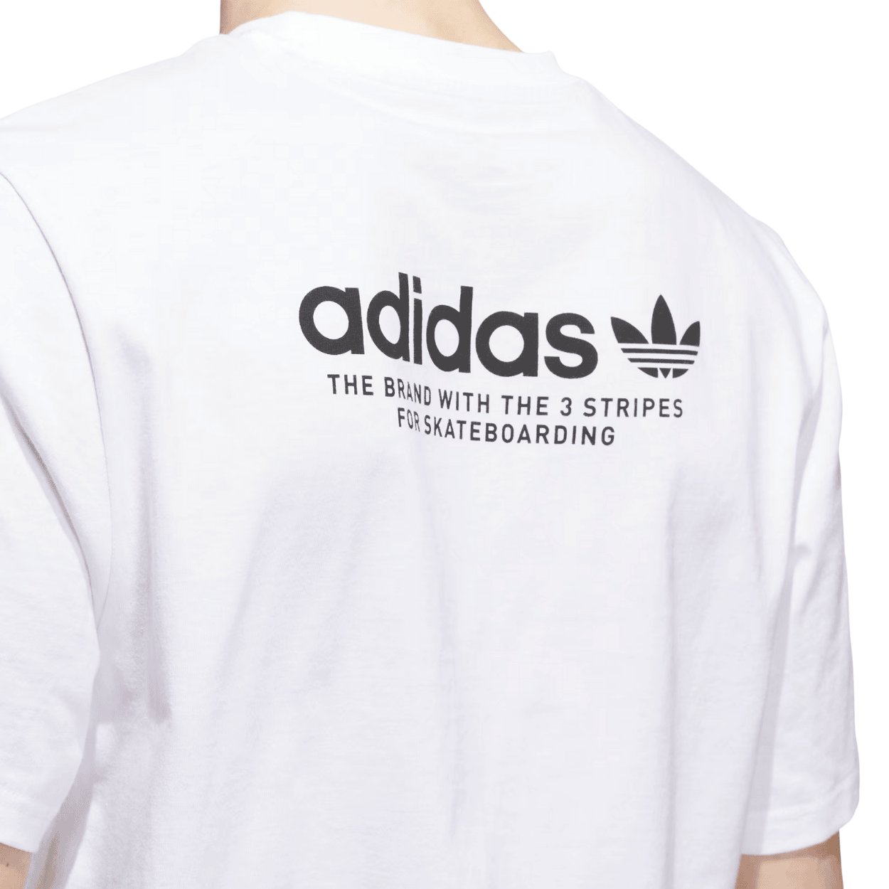 Adidas Skateboarding 4.0 Logo T-Shirt | White - The Vines Supply Co