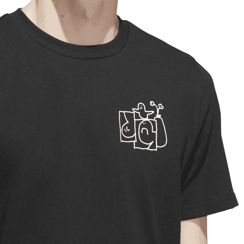 Adidas Skateboarding Shmoofoil Stairs T-Shirt | Black - The Vines Supply Co