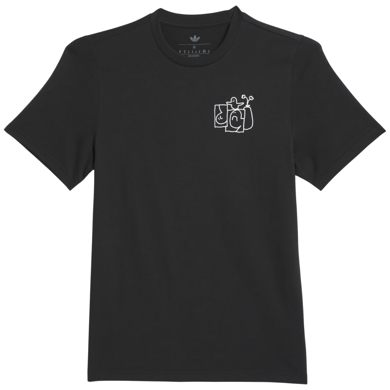 Adidas Skateboarding Shmoofoil Stairs T-Shirt | Black - The Vines Supply Co