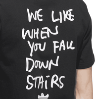 Adidas Skateboarding Shmoofoil Stairs T-Shirt | Black - The Vines Supply Co