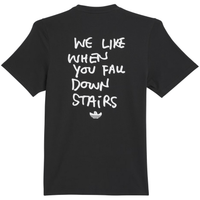 Adidas Skateboarding Shmoofoil Stairs T-Shirt | Black - The Vines Supply Co