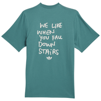 Adidas Skateboarding Shmoofoil Stairs T-Shirt | Teal Green - The Vines Supply Co