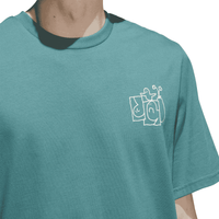 Adidas Skateboarding Shmoofoil Stairs T-Shirt | Teal Green - The Vines Supply Co