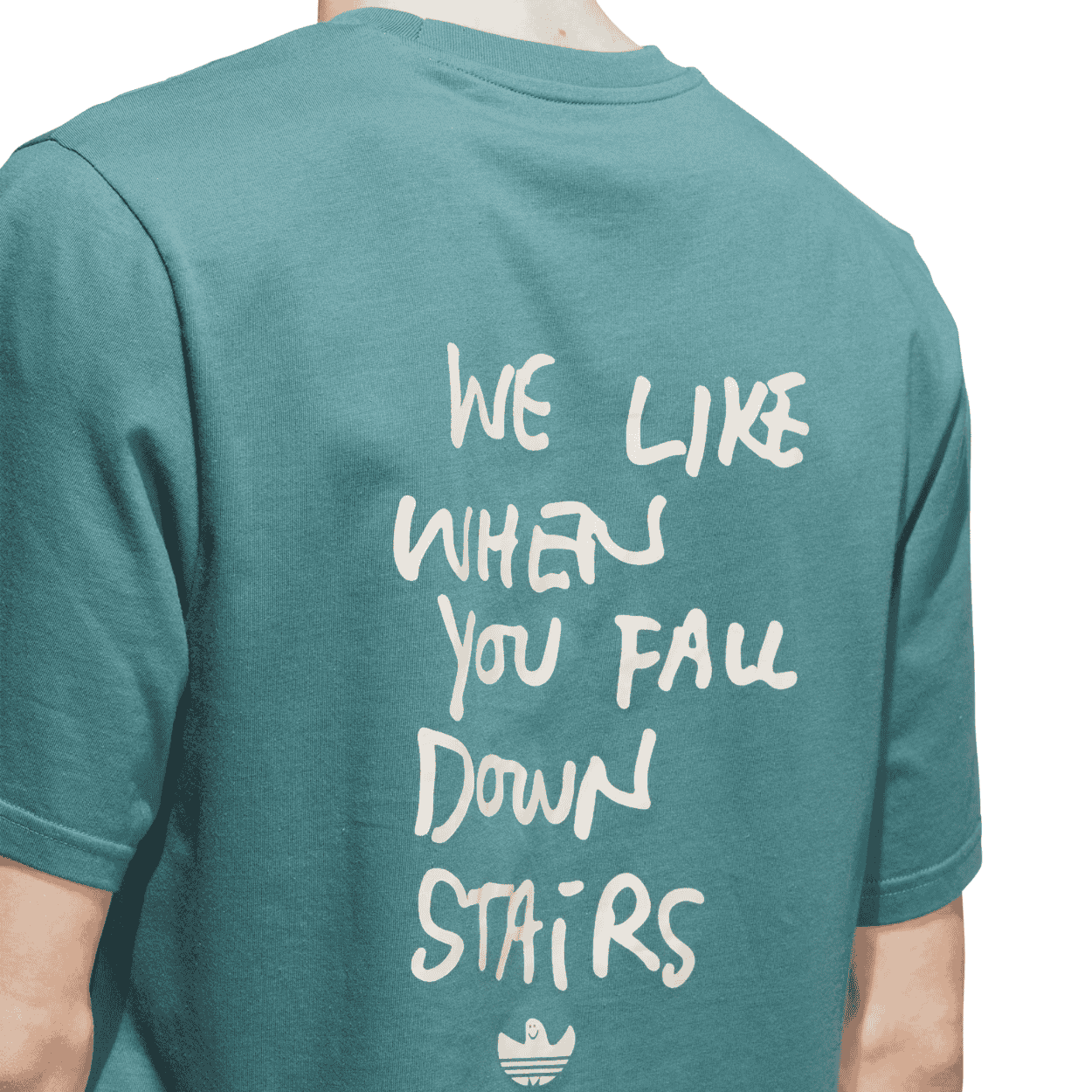 Adidas Skateboarding Shmoofoil Stairs T-Shirt | Teal Green - The Vines Supply Co