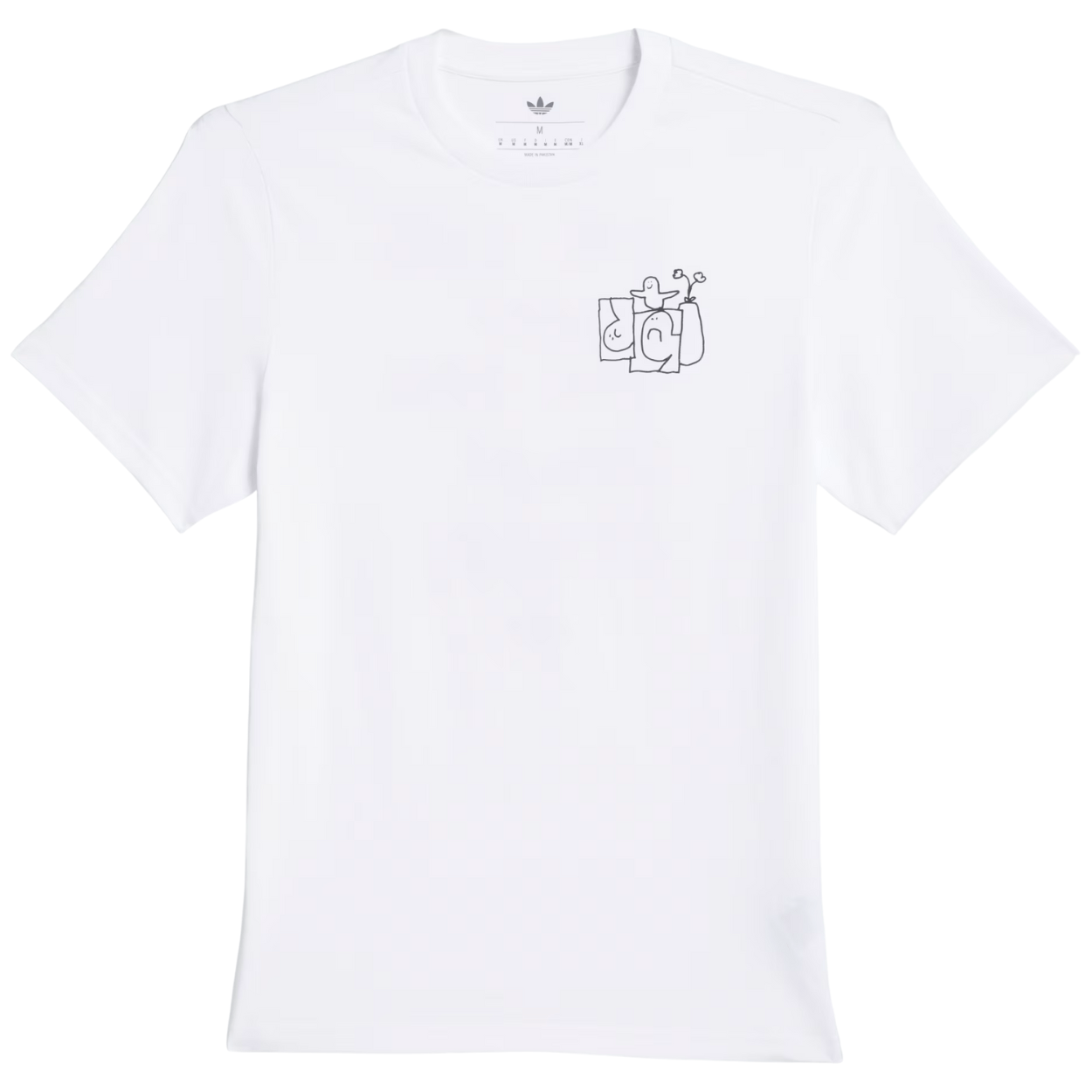 Adidas Skateboarding Shmoofoil Stairs T-Shirt | White - The Vines Supply Co