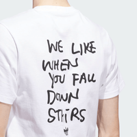 Adidas Skateboarding Shmoofoil Stairs T-Shirt | White - The Vines Supply Co