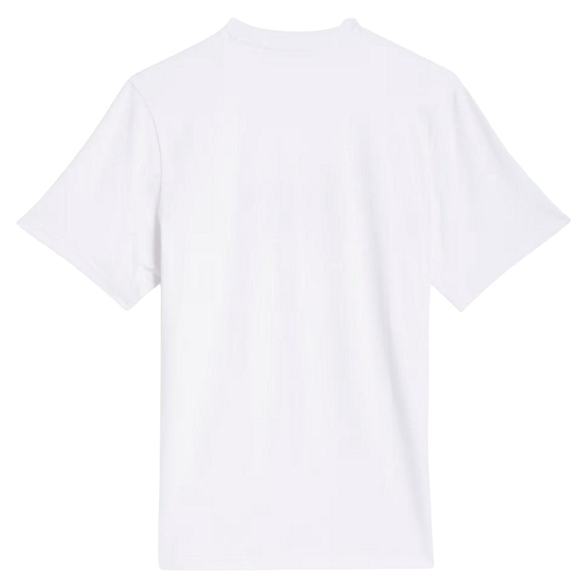 White Adidas Skateboarding Shmoohaus T-Shirt featuring a casual fit and graphic design, perfect for skateboarding style.