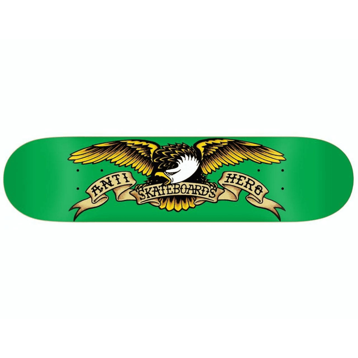 Anti Hero Classic Eagle skateboard deck in 7.81-inch width, featuring bold graphic design on a durable skateboard deck.