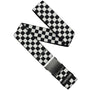 Arcade Check Belt | Black & Glacial