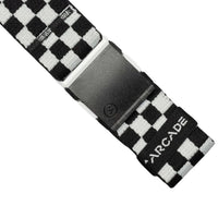 Arcade Check Belt | Black & Glacial