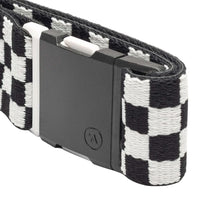 Arcade Check Belt | Black & Glacial