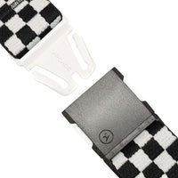 Arcade Check Belt | Black & Glacial