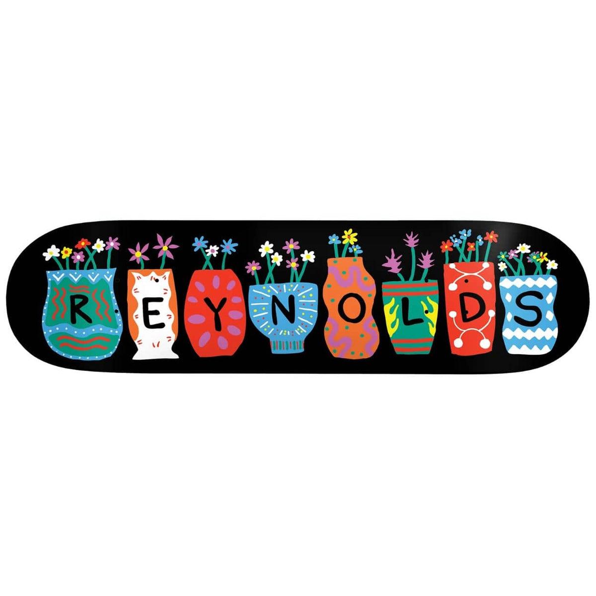 Baker Andrew Reynolds Pots & Flowers Skateboard Deck | 8.5" - The Vines Supply Co