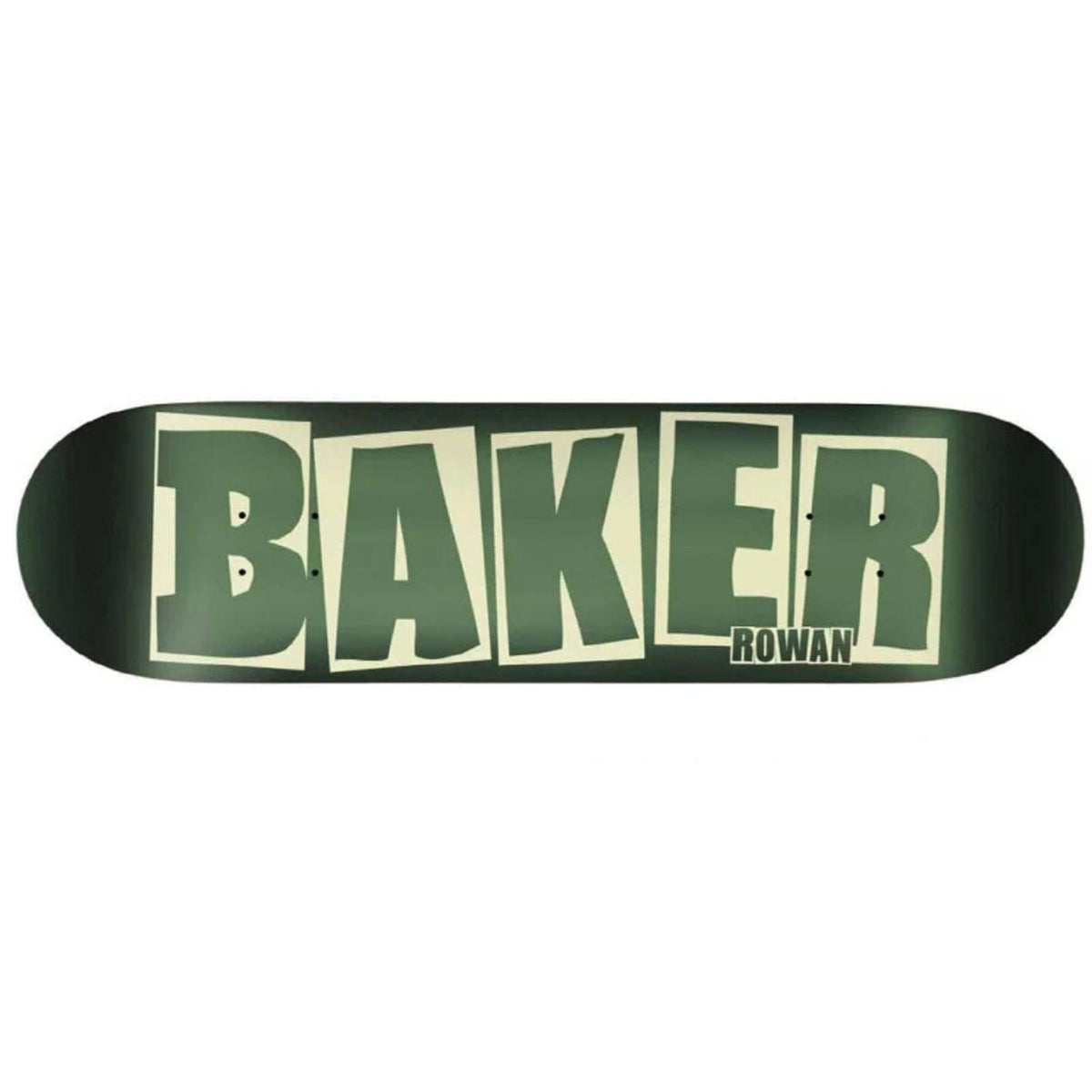 Baker Rowan Zorilla Brand Logo Green Foil Skateboard Deck | 8" - The Vines Supply Co