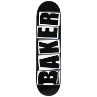Baker Brand Logo Black / White Skateboard Deck - The Vines Supply Co