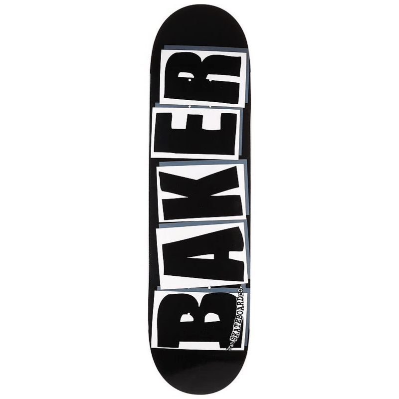 Baker Brand Logo Black / White Skateboard Deck - The Vines Supply Co