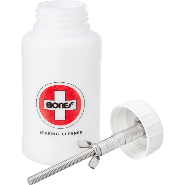 Bones Bearing Cleaning Unit for skateboard bearings, featuring a compact, easy-to-use cleaning tool with Bones branding.