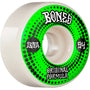 Bones Originals V4 Wide 100A Skate Wheels | 54mm Green