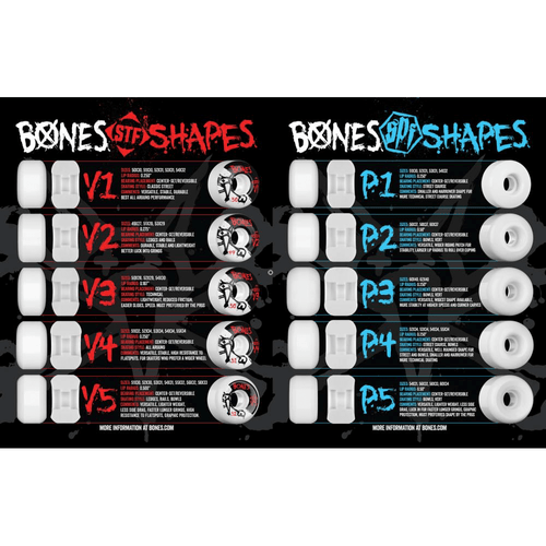 Bones Bones STF V2 Retros Locks Skate Wheels 99A | 52mm Wheels | The Vines