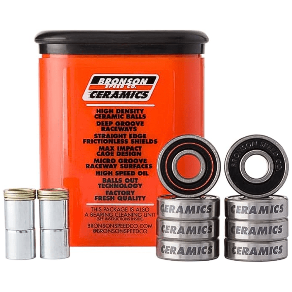 Bronson Ceramic Skateboard Bearings - The Vines Supply Co