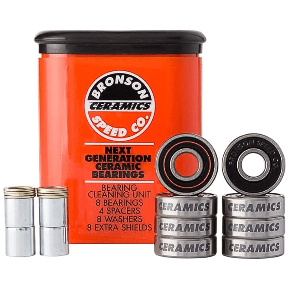 Bronson Ceramic Skateboard Bearings - The Vines Supply Co