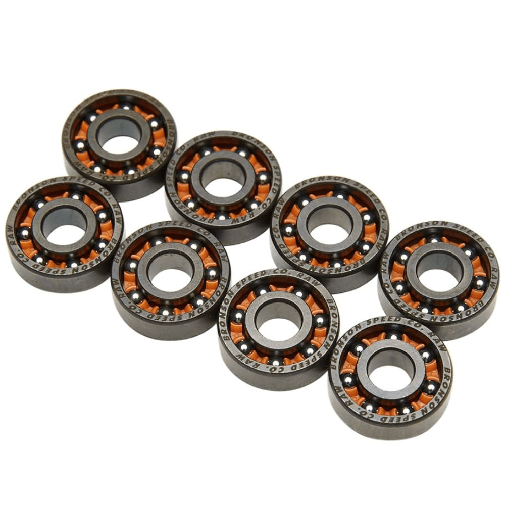 Bronson Raw Skateboard Bearings - The Vines Supply Co