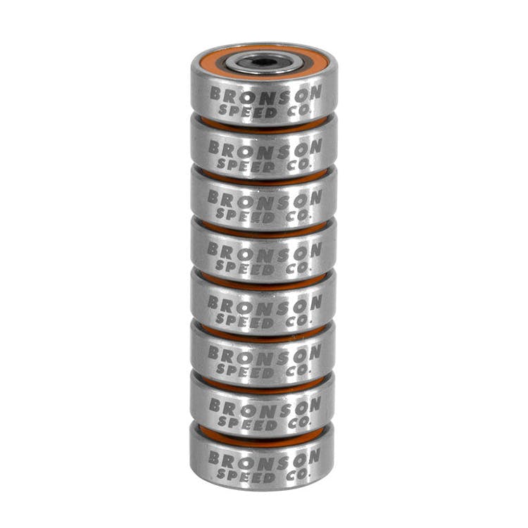 Bronson G3 Skateboard Bearings by Bronson featuring high-quality steel construction and precision design for smooth rides.